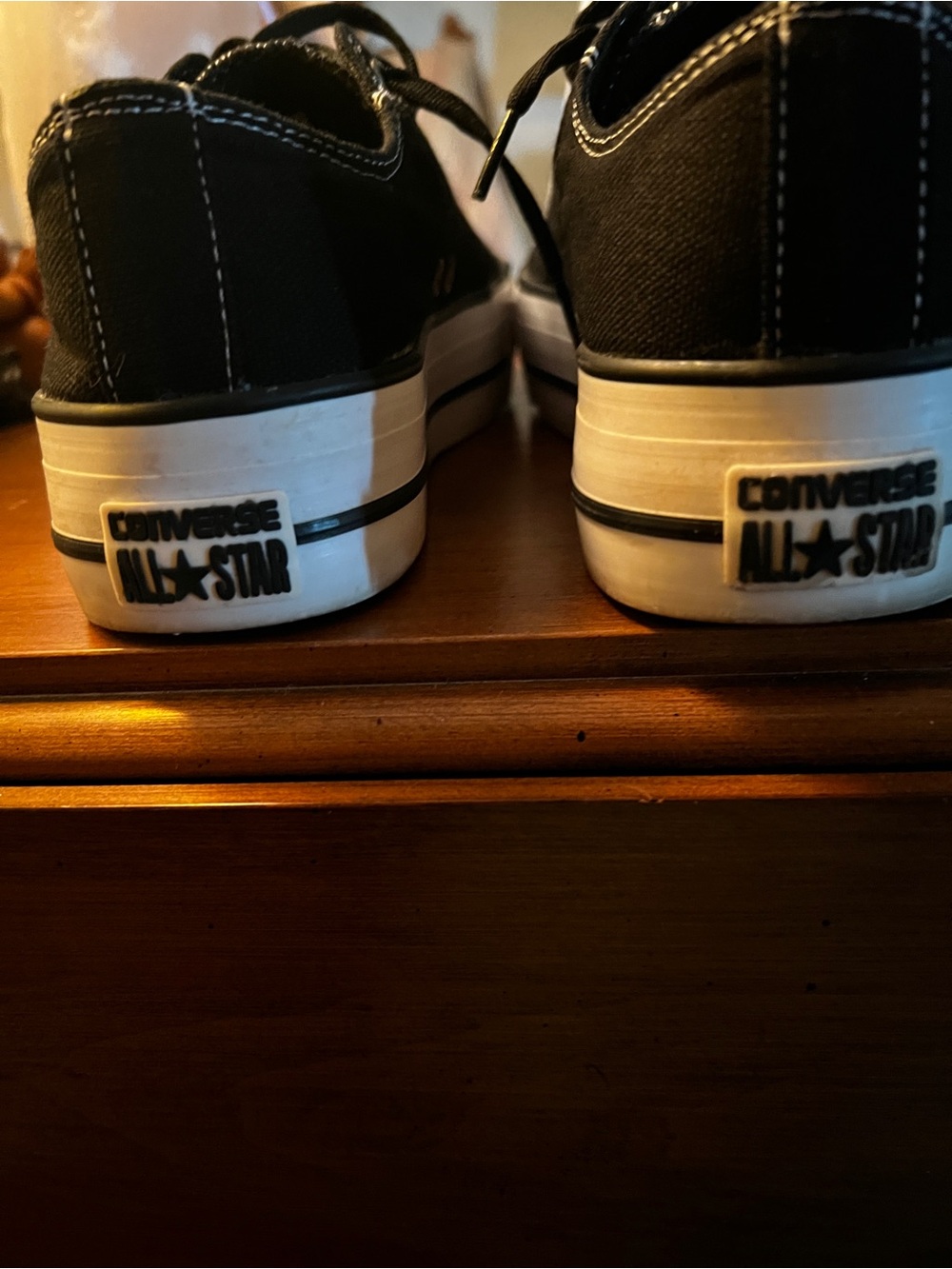 Converse Black Canvas Low-Top Sneakers - Picture 3 of 6